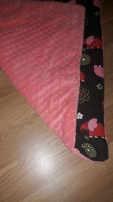 Kocyk minky-bawełna 68x78