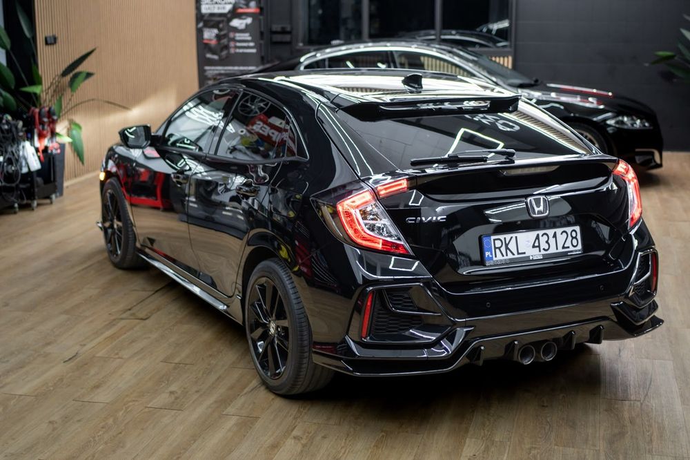 Honda Civic Sport +,182km, Faktura VAT Polski salon,Serwis ASO, Historia serwisowa