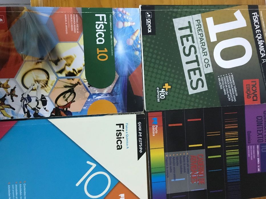 Livros e livros exame Fisica & Quimica