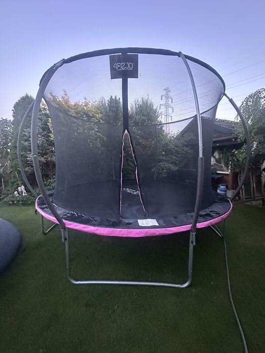 TRAMPOLINA ogrodowa  z siatką PRO 12FT