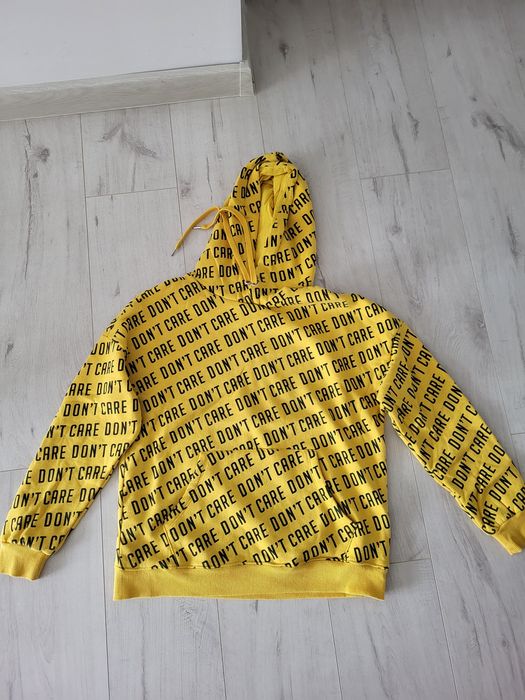Zestaw bluza ze sweterkiem żółte rozm 38