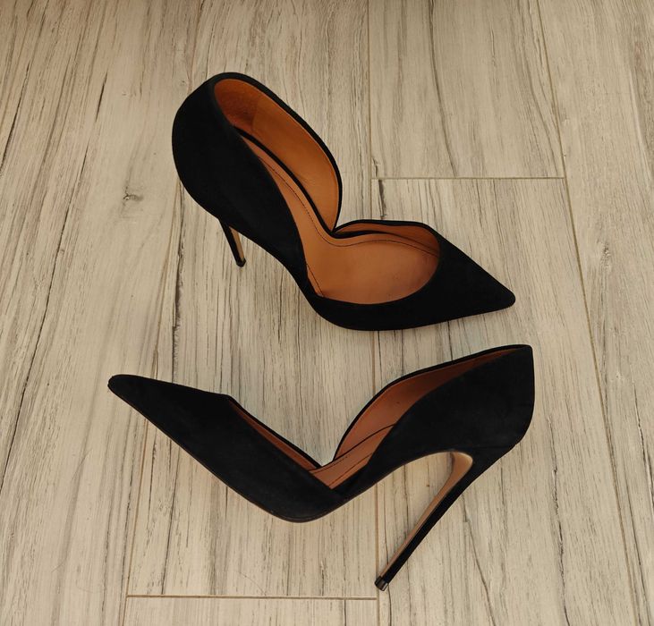 Kazar piękne wysokie szpilki skóra naturalna rozmiar.39