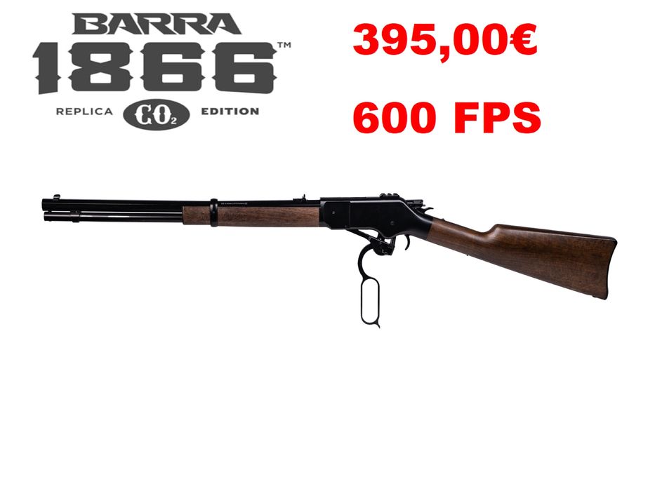 Revólver Pressão de ar Western Colt PEACEMAKER - Carabina Winchester 1873 Cowboy