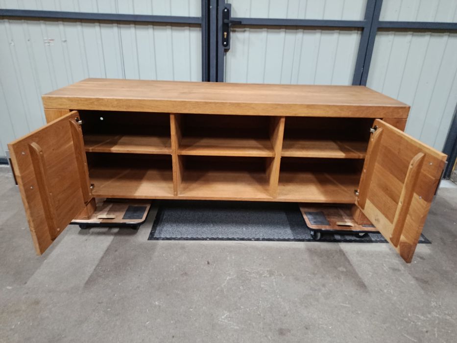 Komoda pod telewizor, szafka RTV drewnodębowe
