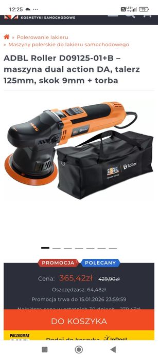 ADBL Roller D09125+01+B Polerka DA