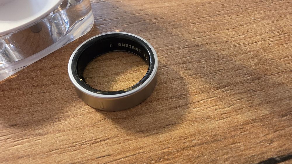 Samsung Galaxy Ring srebrny rozmiar 11 idealny