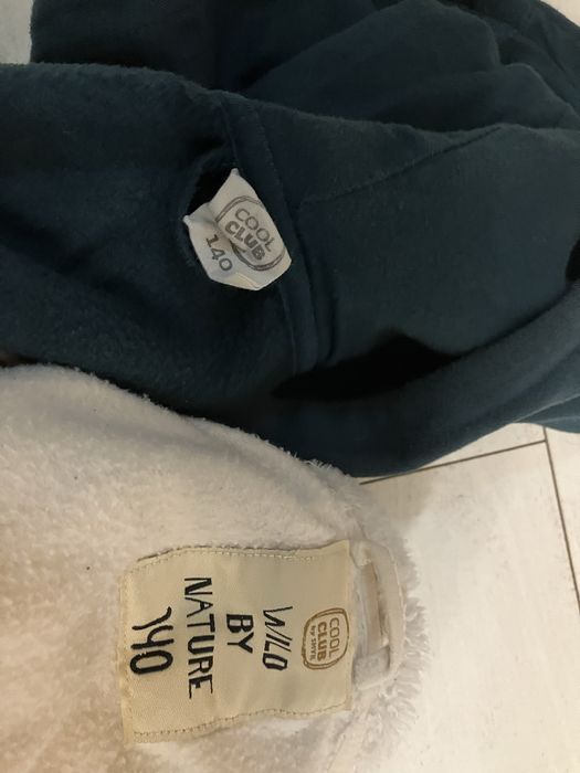 Trzy bluzy chłopięce 140