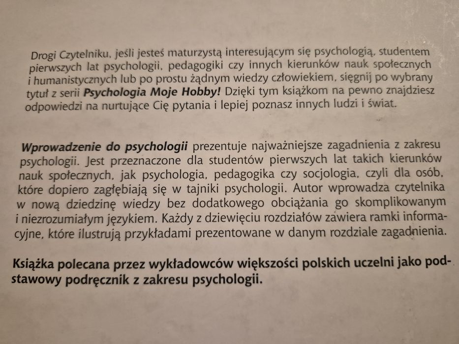 Wprowadzenie do psychologii