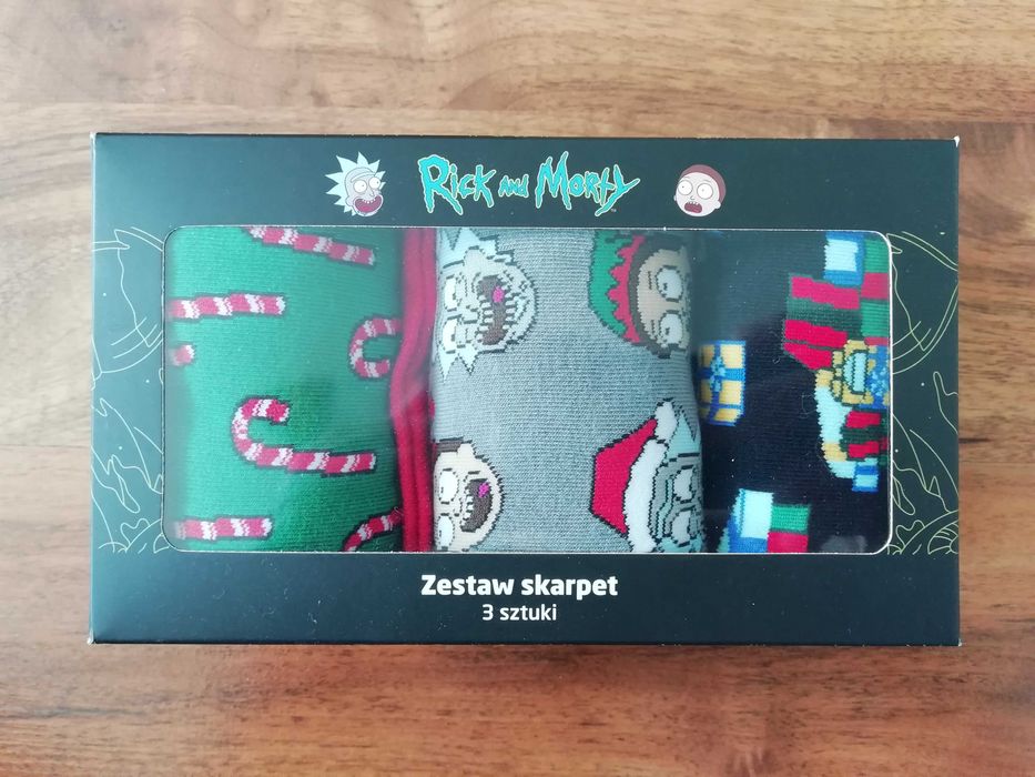 Skarpety Rick and Morty empik Rickmas