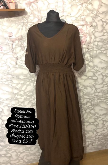 Elegancka sukienka biust 110/120