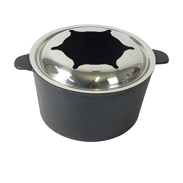Zestaw do fondue Kela Comore dla 6 os., 11 el., 0,8 l, 20×19,5 cm