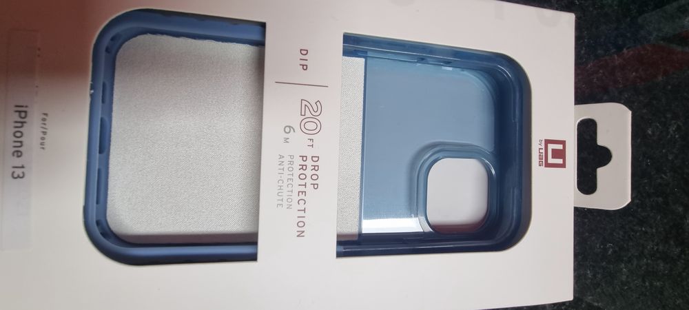 Capa UAG nova azul para iphone 13
