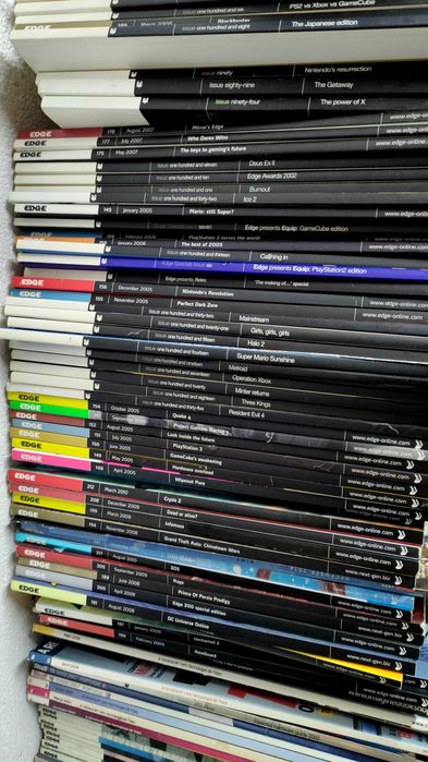 Coleção revista EDGE 200 revistas.