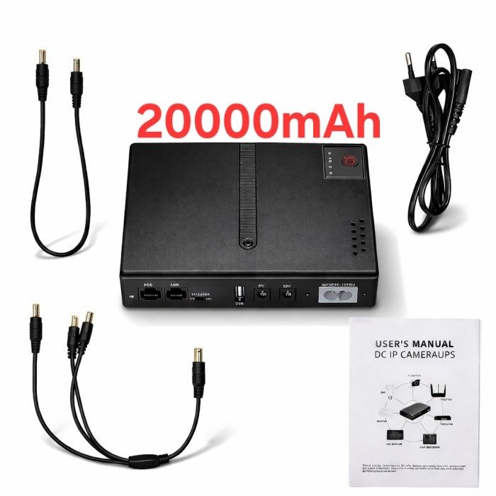 ДБЖ, УПС, Бесперебойник для роутера 20000mah