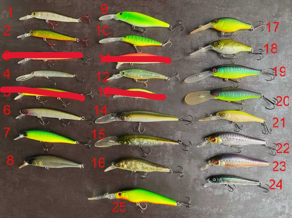 Воблери, великий вибір