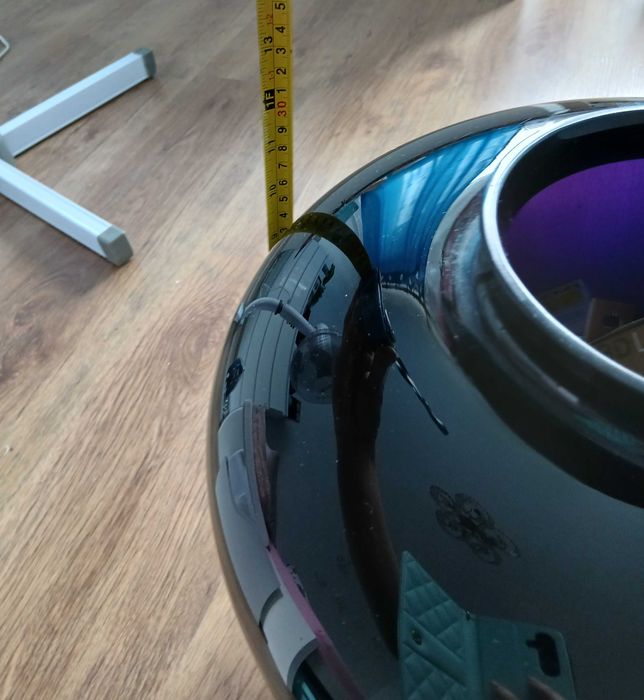 Wazon,  bardzo duży, fioletowy