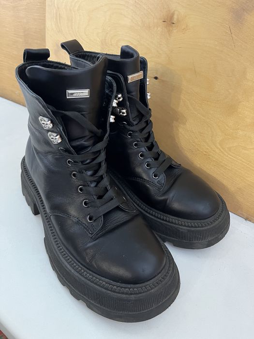 сапоги (ботинки ) кожа