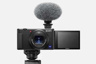 Máquina Fotográfica Compacta SONY ZV-1 Preto - Usada 1 vez, estado perfeito