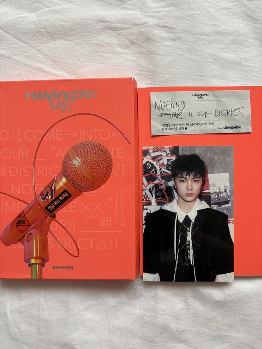 ENHYPEN - Manifesto,Day 1. kpop альбом БЕЗ ДИСКУ!