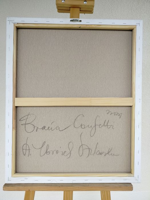 Bracia Confetti duży piękny barwny Adamska