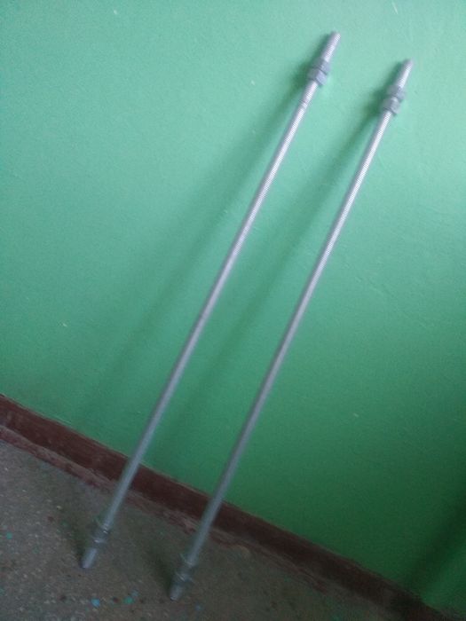 Шпилька різьбова М20х1000 оцинкована, гайки М20, шайби Ф20 плоскі