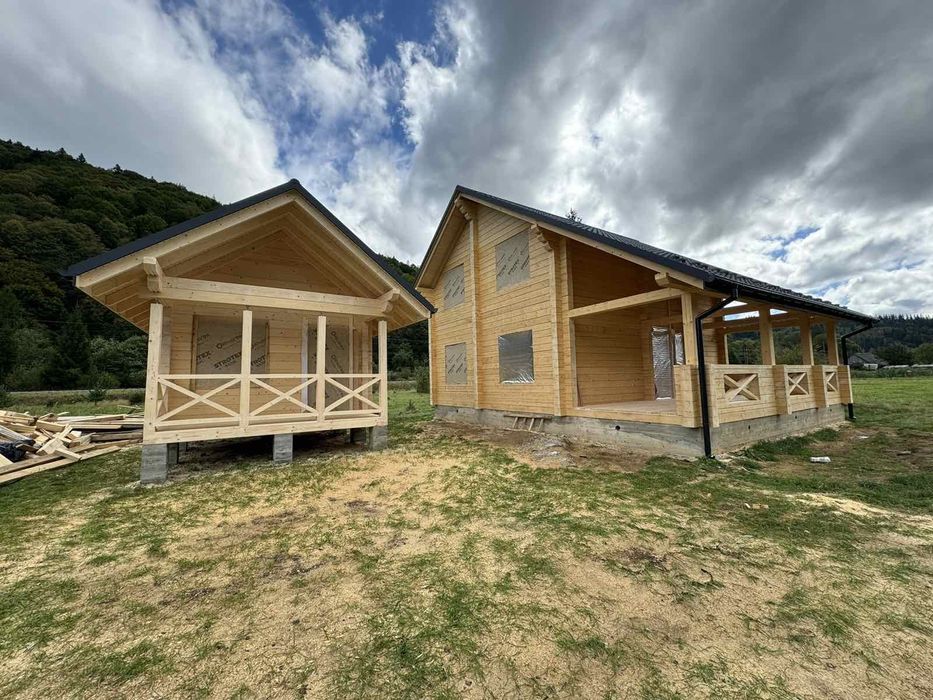 Будуємо дерев'яні будинки,профільований, оциліндрований, клеєний брус