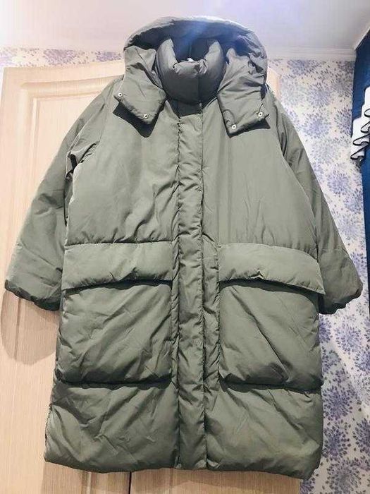 Зимова куртка пальто пуховик (54-58 ) новий