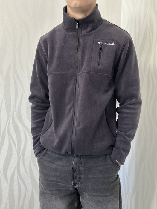 Тепла чоловіча фліска кофта на блискавці фліс Columbia S M L XL  XXL