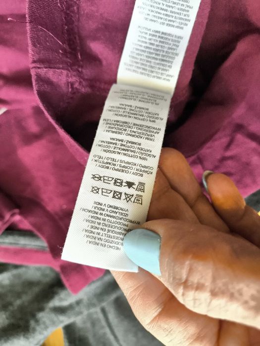 Dwie bluzki z długim rękawem/góry od pidżamy Primark, rozmiar 158