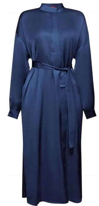 ESPRIT XXL 44 SUKIENKA DAMSKA 100% wiskoza maxi długi rękaw