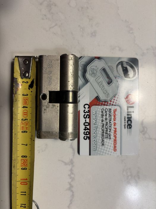 Canhão cilíndrico para fechadura de Casa