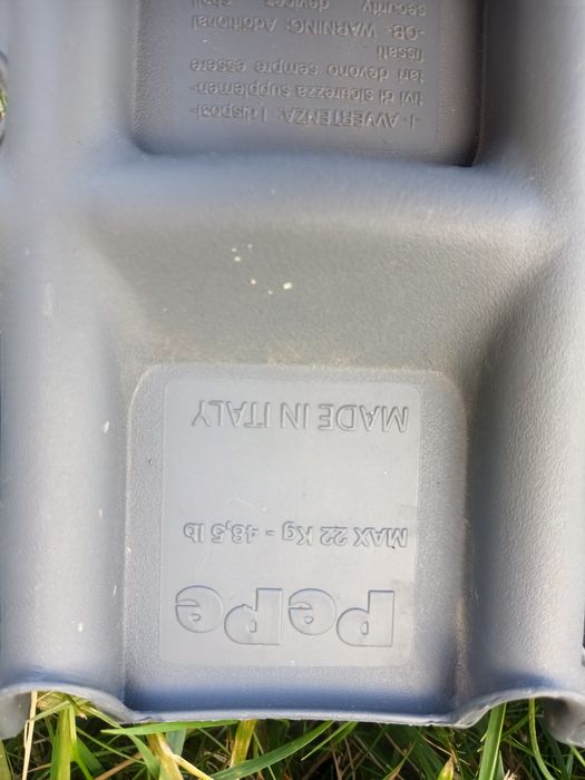 Fotelik rowerowy Pepe 22kg