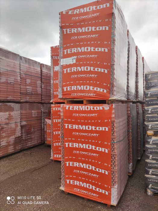TERMOTON P+W 25 cegły bloczki pustaki cement