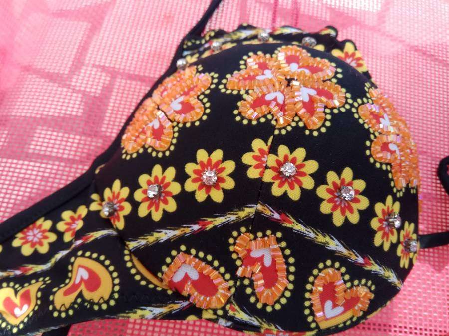 Bikini Preto com Missangas - Calzedónia