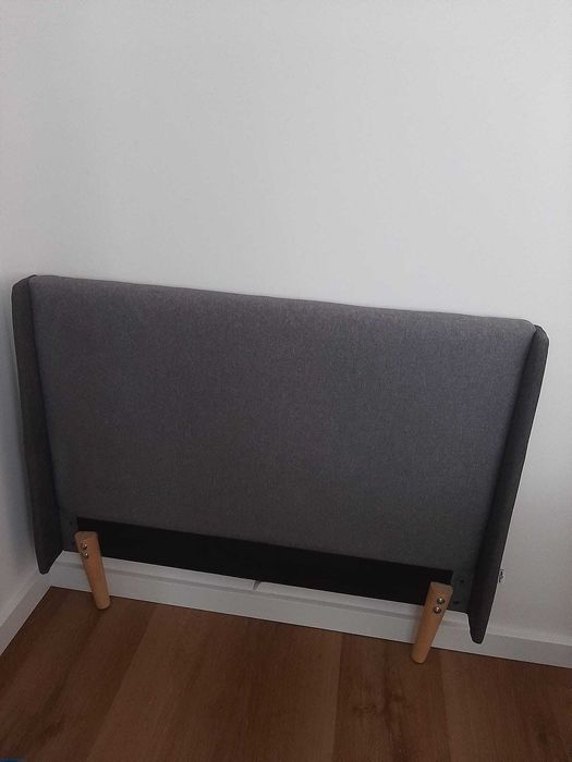 cabeceira de cama em tecido