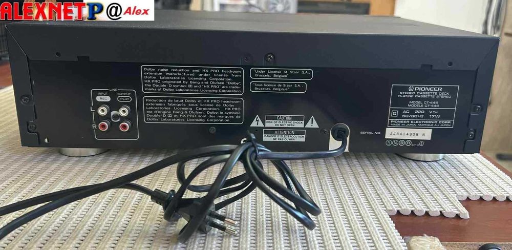 Pioneer cassete CT-445 muito bom