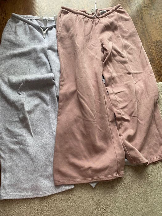 Spodnie 3 szt dresy 146 H&M