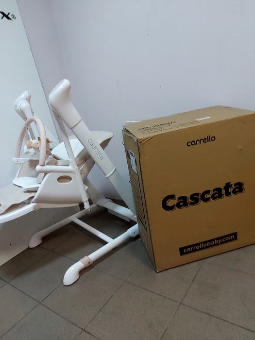CARRELLO CАSCATA шезлонг укачивающий цент и стульчик для кормления 3/1