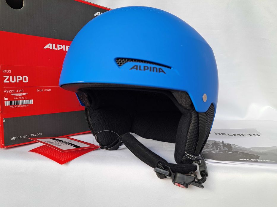 Kask narciarski dziecięcy Alpina Zupo Blue Matt M 54-58cm