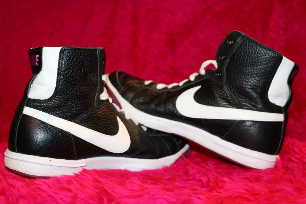 Nike - wygodne buty za kostkę roz. 37.5, skóra.