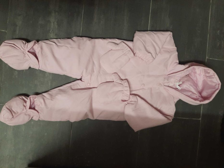 Macacão Acolchoado Menina Novo