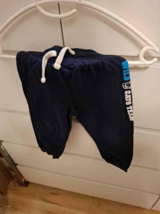 so cute 92 granatowe spodnie dresowe dres dresy dziecięce dla dziecka
