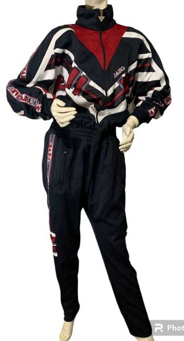 Вінтажний спортивний костюм JAKO x ARBÖ 90s (Blokecore, Олдскул, Ретро), р XL