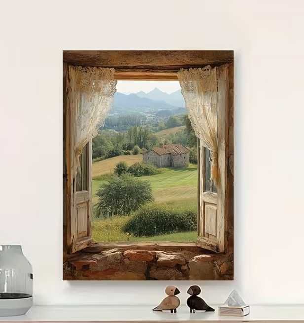 Obraz na płótnie okno