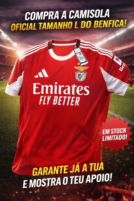 Camisola Principal SL Benfica ORIGINAL