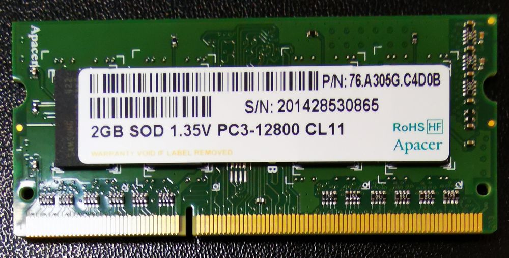 Продам оперативную память для ноутбука DDR3  1gb и 2gb