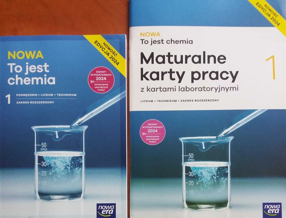 Nowa To jest chemia LO 1 ZR podr. + Maturalne karty pracy. Edycja 2024