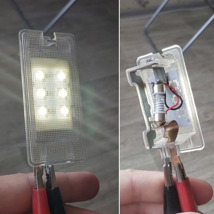 Универсальный Led Модуль под плафон с лампой C5W или W5W, T10