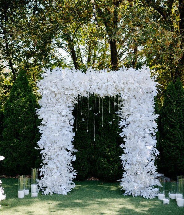 Весільний декор (виїздна церемонія, арка, стіл молодят, президія)