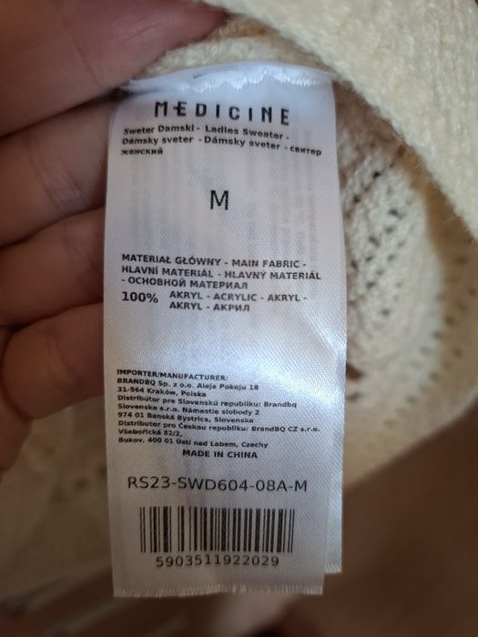 Medicie swterek damski